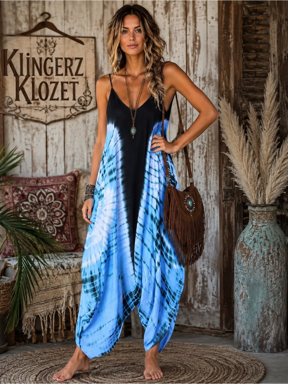 Tie dye hippie jumpsuit size 2X